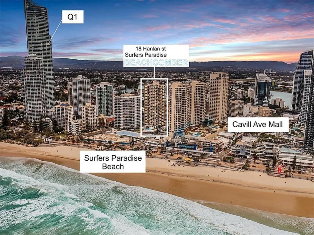 Beachside Apartment In The Heart Of Surfers Paradise - Free Parking 골드코스트 외부 사진
